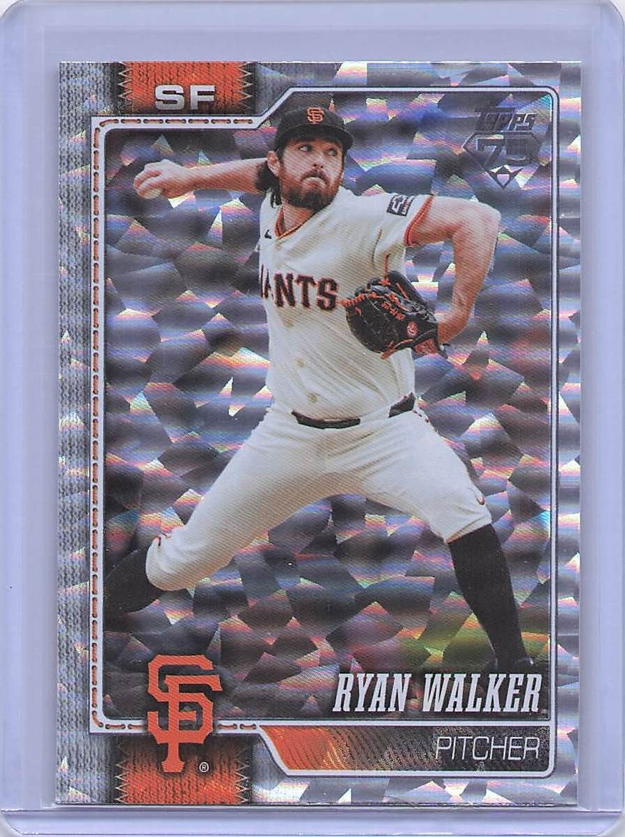 2026 Topps #540 Ryan Walker Silver Crackle Foil
