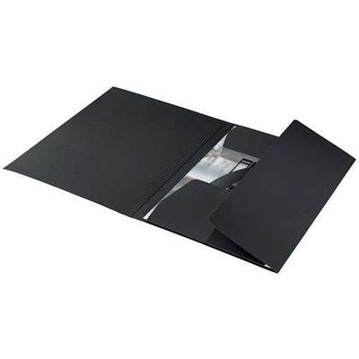 Leitz Recycle 3-Flap Map A4 CO2 Neutraal Zwart 430 grams 100% Gere
