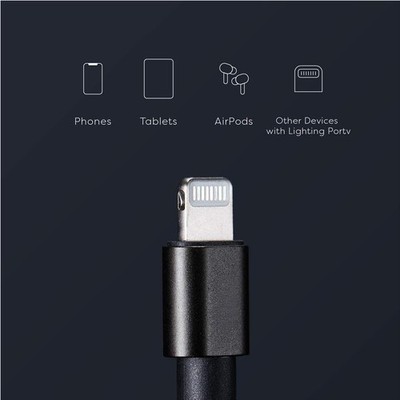 MFi Certified Apple iPhone Black Nylon Charger Cable USB Lightning Cord Braided