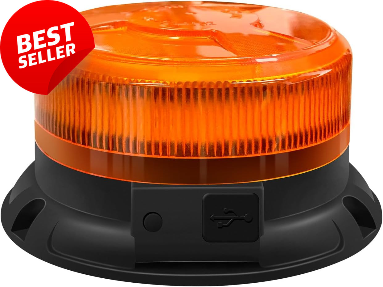 Magnetic LED Emergency Beacon Light for Cars