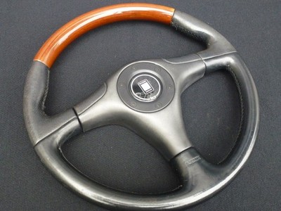 NARDI Z5 Genuine Wood Leather Steering Wheel 360mm VIP Y30 Gloria