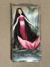 Tassie Mermaid Fairy, 4” Handmade Fairy From Thailand. #MM1901 Pink