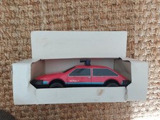 Monsun Tinplate Toyota Corolla Coupe fire car friction Vintage 1980?s Michelin