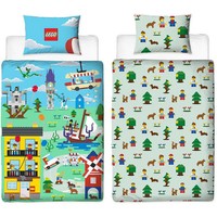 Official LEGO Reversible Single Duvet Cover Set Pillowcase Single Bedding Summer