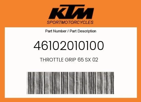Empuñadura de acelerador genuina KTM 65 SX 02 - 46102010100 Foto 3 de 4