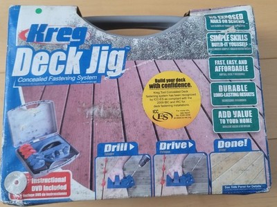 Kreg Deck Jig System 20 KJDECKSYS20 mit Kunststoff Aufbewahrung Tragetasche