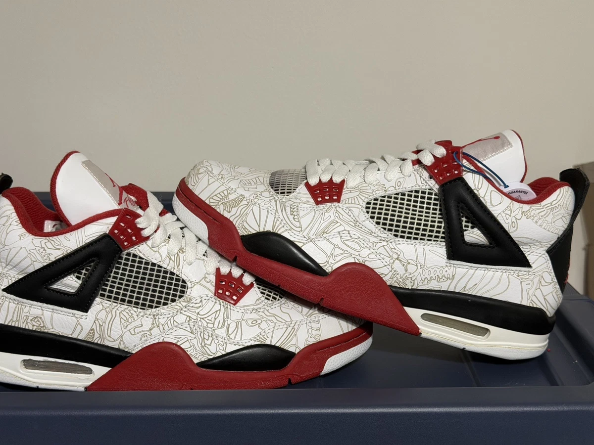Preços baixos em Jordan 4 Retro White Laser | eBay