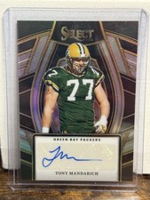 Tony Mandarich 2023 Select #SELS—TMA Select Signatures Silver Prizm Auto 