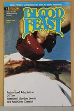 Blood Feast #1 of 2 1991 Comic Book Adaptation HG Lewis Graphic Cover Version