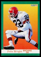 1991 Fleer #42 Felix Wright