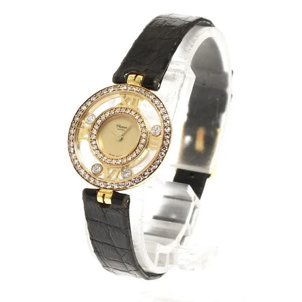 Chopard — Chopard Happy Diamonds 20/5221 24mm YG Gold Dial Quartz Watch #C2953