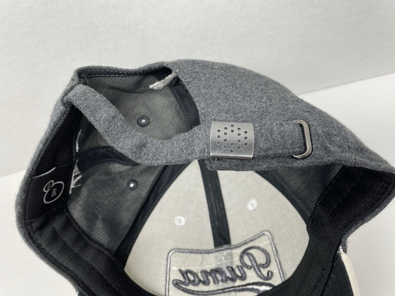 Puma Baseball Hat Adjustable Snapback Gray White … - image 6