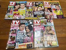 5 TV Week Magazines 2009 Various  Covers