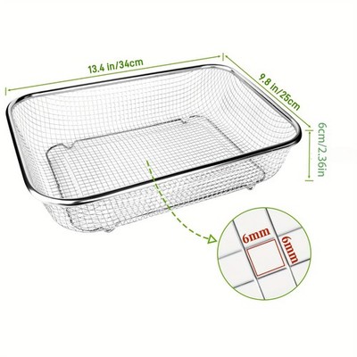 1 stainless sieve garden remove dirty stones soil grow flowers (foreign shipping