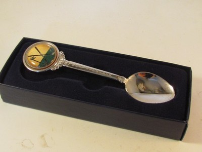 18th HOLE GOLF Logo On a 50 State Quarter Spoon WEST VIRGINIA on Stem