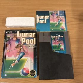 Lunar Pool (Nintendo Entertainment System NES, 1987) CIB Complete In Box TESTED!