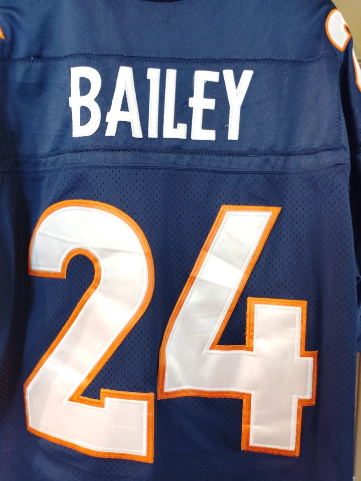 Camiseta de fútbol americano Denver Broncos #24 Champ Bailey NFL talla 54 Reebok Foto 3 de 4