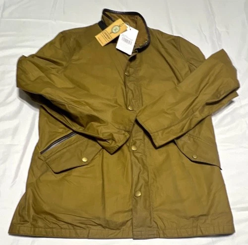 Barbour Lightweight Prestbury Waxed Cotton Jacket Men’s M Brown MWX1466SN31 - product listing photo