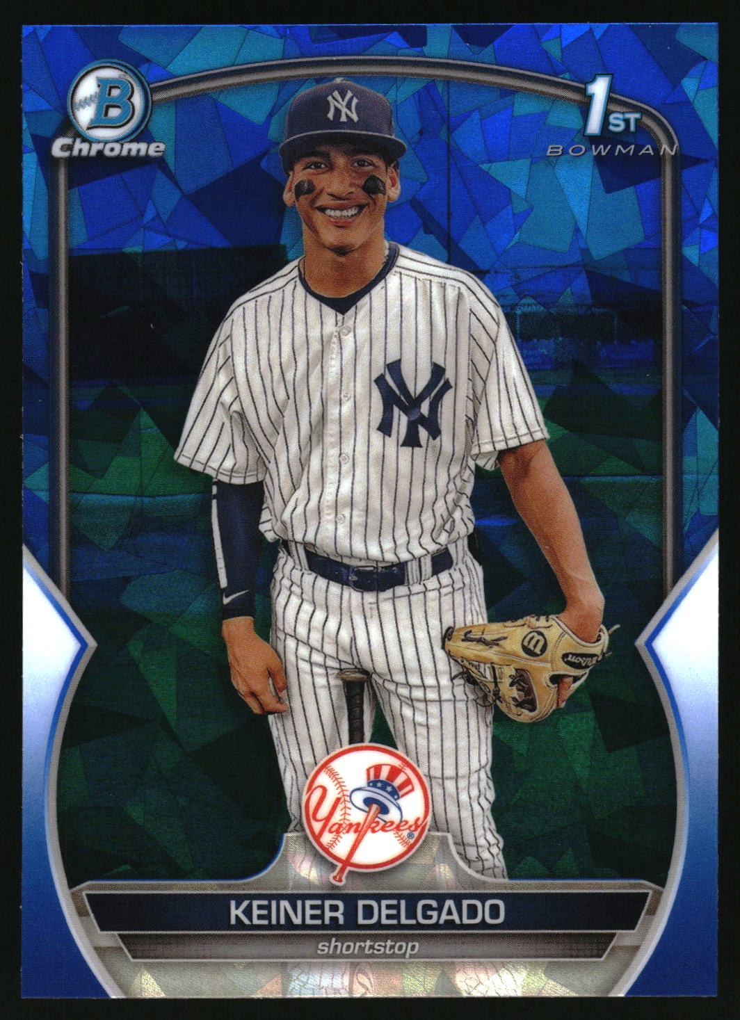 2023 Bowman Chrome Sapphire Keiner Delgado #BCP-191 Baseball Card