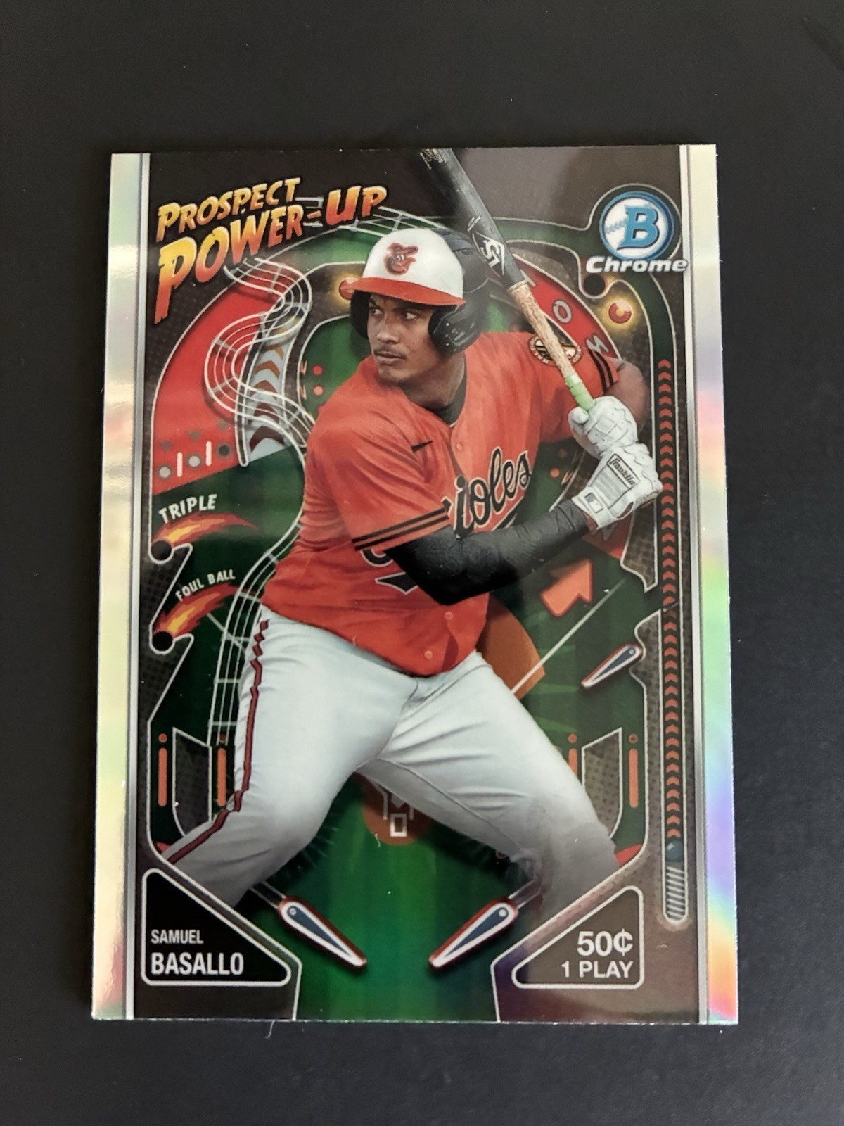 Samuel Basallo 2024 Bowman Prospect Power-Up #PP-8 Baltimore Orioles