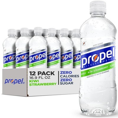 Propel, Kiwi Strawberry, Zero Calorie Sports Drinking 16.9 Fl Oz (Pack of 12) 