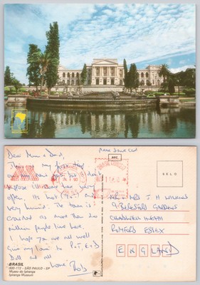 c32303 Ipiranga Museum Sao Paulo SP Brasilien Postkarte 1990 Meter