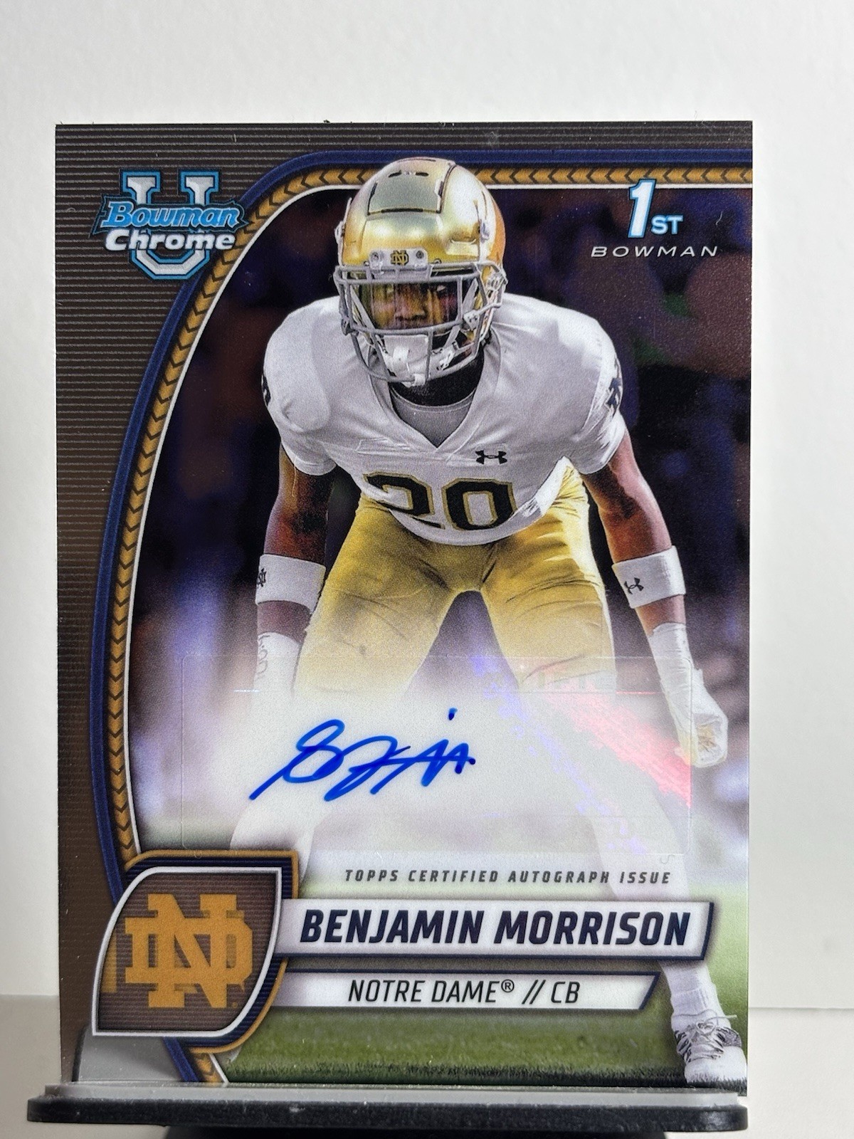 Benjamin Morrison 2024 Bowman Chrome Prospect Auto #PA-BMO (Bowman 1st RC) - ND