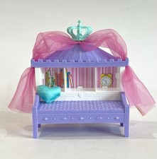 2019 Mattel Barbie Princess Chelsea Adventure Dreamtopia Canopy Bed *Bed Only