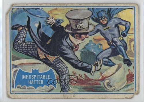 1966 OPC Batman Blue Bat #42B Inhospitable Hatter!