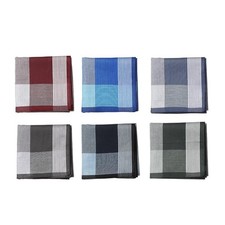 6x Einstecktuch Taschent&uuml;cher Baumwolle Herren Taschent&uuml;cher f&uuml;r Party