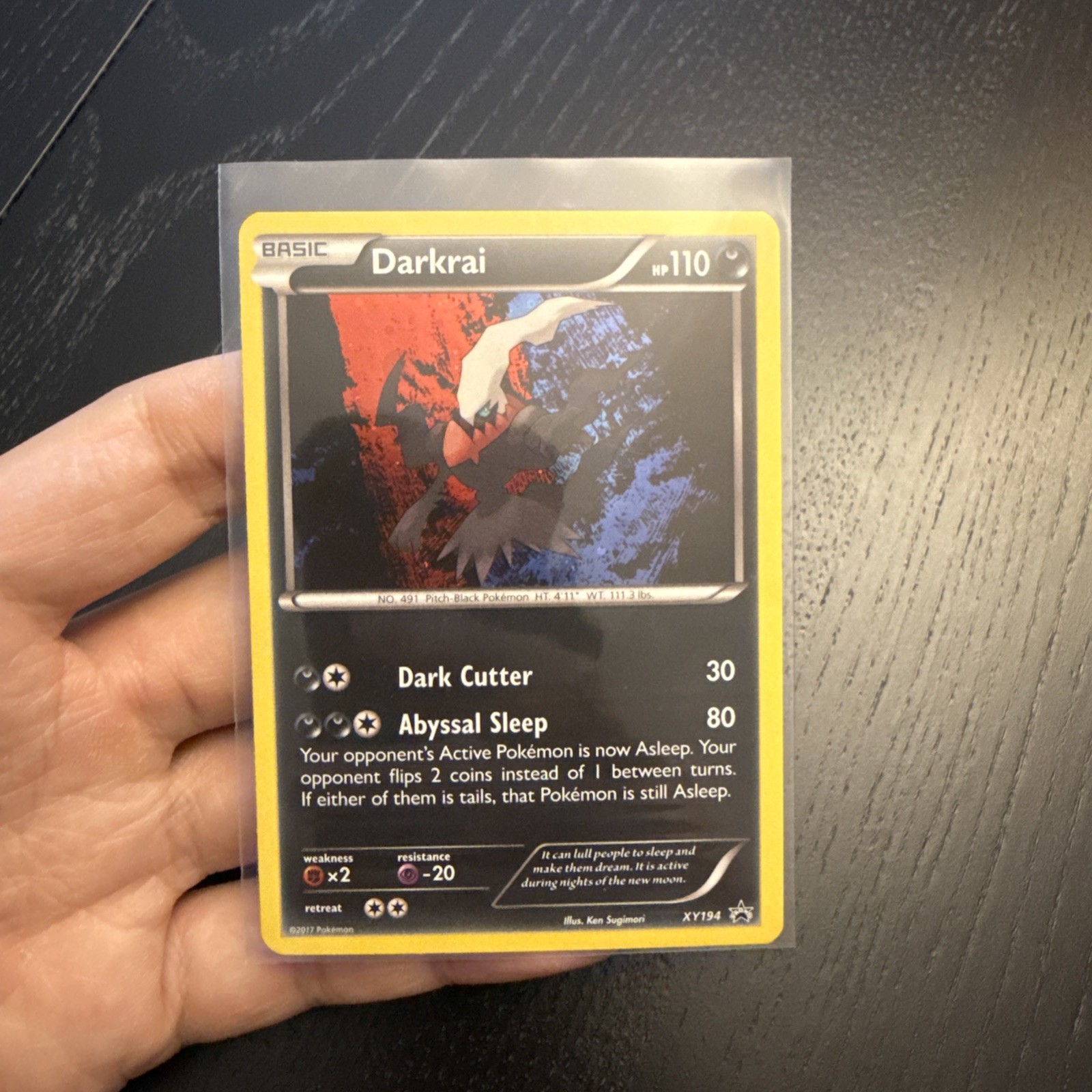 Pokémon TCG Darkrai XY Black Star Promos XY194 Holo Promo