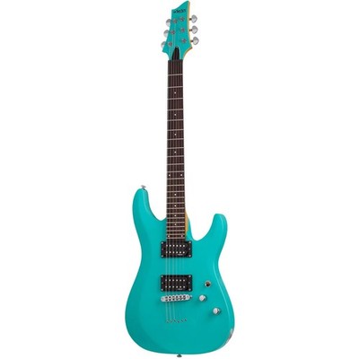E-Gitarre Schecter C-6 Deluxe Satin Aqua E Gitarre NEU