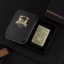 ZORRO Oversized Kerosene Lighter Metal Constantine Style Heavy Armor Gift Box