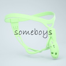 Customizable Male 3D Resin/Nylon Chastity Belt Long Cage Lock Shackle