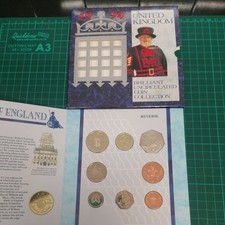 1994 Royal Mint UK Brilliant Uncirculated Coin Set with d-day 50p & britannia £2