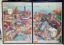 2 affiches officielles  Jeux Olympiques Paris 2024 - 50x70cm