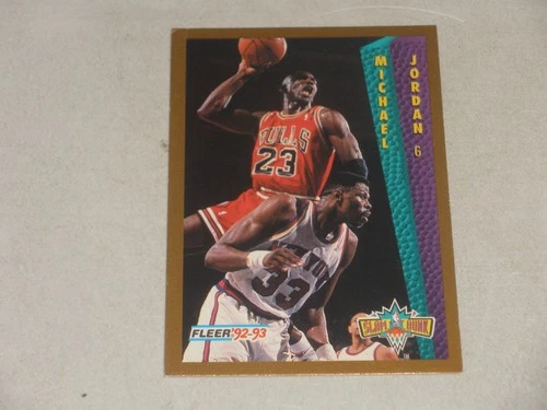 1992-93 Fleer Basketball Slam Dunk #273 Michael Jordan