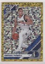 2019-20 Panini Donruss Optic Fast Break Gold Prizm 10/10 Dwight Powell #46 0q0