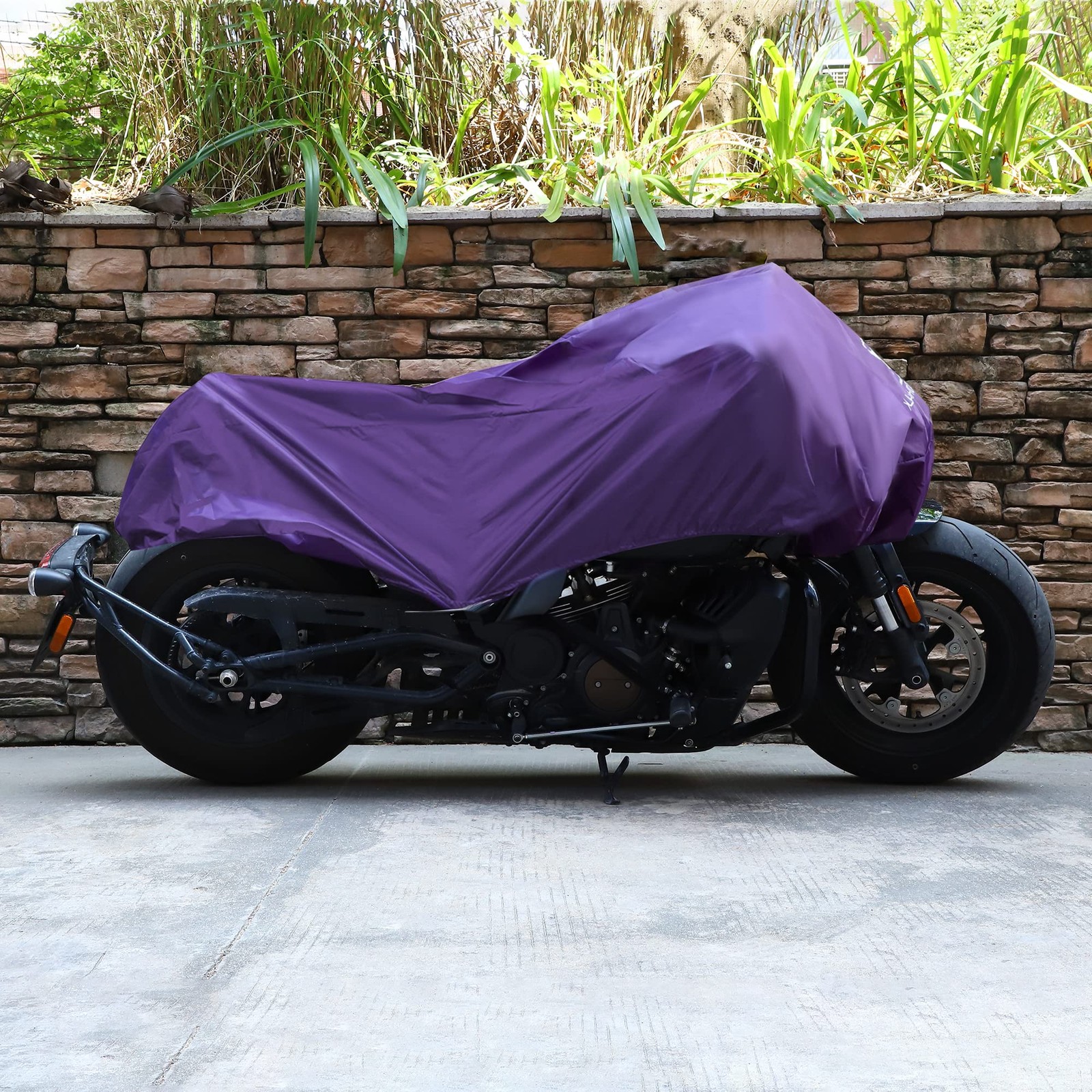 X AUTOHAUX Motorcycle Cover Lightweight Half Cover Outdoor Waterproof Rain Dust