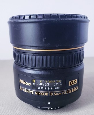Nikon AF DX Fisheye-Nikkor 10.5mm f/2.8 G ED Lens From JAPAN