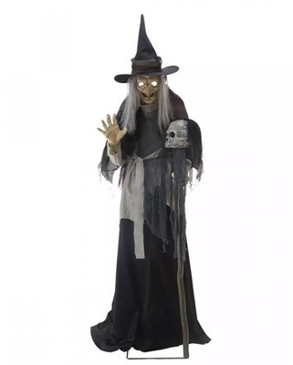 Greifende Märchenhexe als Halloween Animatronic