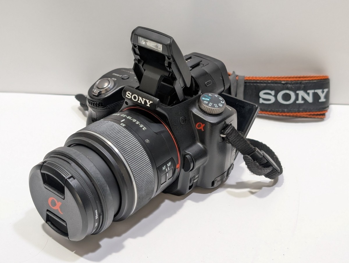 SONYソニーα33カメラ 18-55mm.55-200.Wレンズ.動作確認済み SONYソニーα33カメラ 18-55・55-200.ズームレンズ.動作確認済み - メルカリ