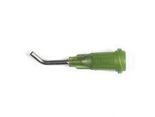 Nordson EFD 7018044 Dispensing Needle Tip, Angled, 45-Deg, 14GA, 0.5' L, Olive,