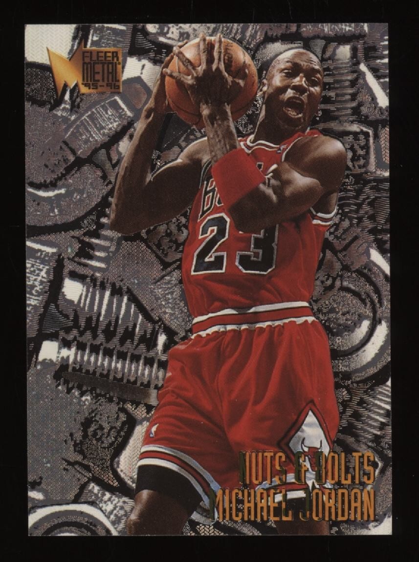 AMAZING PSA 8 MICHAEL JORDAN 1997 METAL UNIVERSE #23 GRADED NM