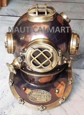 Wearable Marine US Navy Deep Sea Divers Diving Helmet Antique