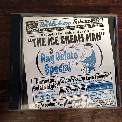 RAY GELATO - THE ICE CREAM MAN - AUTOGRAFATO AD UMBRIA JAZZ 2001