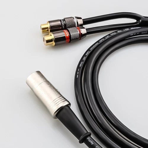 Audiophile 1ft 5Pin Din Male to 2RCA Female Jumper Wire For BO,Naim,Quad Systems - Picture 8 of 10
