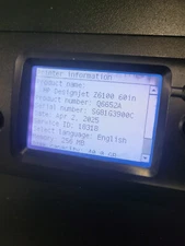 H PZ 6100 DESIGN JET  PLOTTER 60 INCH WIDE