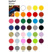 SISER EasyWeed Heat Transfer Vinyl Material 20" x 1 Yards - 16 Colors Available