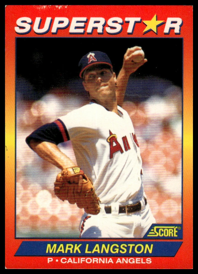 1992 Score 100 Superstars #32 Mark Langston